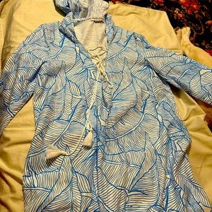 Charlie Holiday beach/swim coverup with hood.